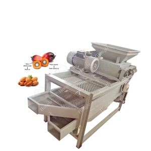 Precio de núcleo de Palma Máquina de eliminación de cáscara de almendra Procesador de nueces con componente de motor central Separador eficiente para cáscara de nuez - Product Image 3