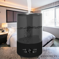 2025 meilleure vente tactile contrôle humidificateur minuterie humidité réglage chambre humidificateur 4 niveaux brume humidificateur diffuseur