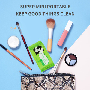 Toallitas Húmedas <span class=keywords><strong>Mini</strong></span> para Viaje, Toallitas de Limpieza Desechables de Bolsillo, Toallitas Húmedas Pequeñas - Product Image 5