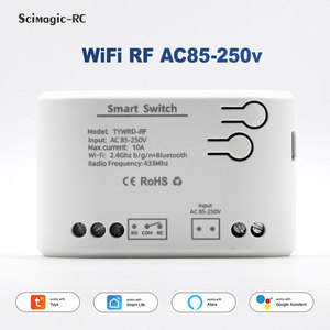 E0805 Alexa chuyển đổi thông minh tuya nhà thông minh 1CH 2CH Wifi chuyển đổi 220V 85-<span class=keywords><strong>250V</strong></span> USB 5V 10A relay không dây mô-đun tuya chuyển đổi - Product Image 5