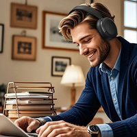 Auriculares Inalámbricos para Juegos SY-T8 con Batería de Larga Duración y Bajos Potentes