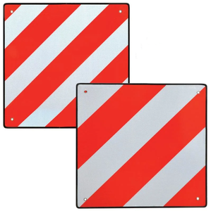 ECE 70 Nearside Trasero Horizontal Reflectante Aluminio Advertencia Ascensores traseros Banderas Señal de placa de marcado de vehículos de carretera - Product Image 4