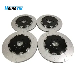 Hsingyik – Kit de disques et de plaquettes avant et arrière fendus en carbone ventilé, disque de frein de camion, plaque de Rotor