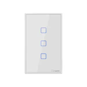 Itead SONOFF T0 US 1/2/3Gang WiFi Smart Wall Touch Switch Smart Home Control tramite APP Ewelink Voice/Touch