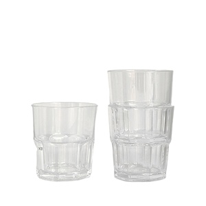 Verre à whisky personnalisé avec logo, 9 oz, gobelet en plastique transparent incassable, verre OEM pour bar à domicile, hôtel, fête - Product Image 4