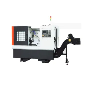 TCK560X1000mm Torno CNC de 3 ejes de alta precisión Torno de cuerpo inclinado de torneado inclinado