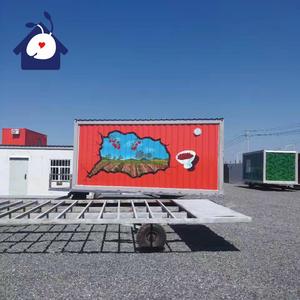 Nuevo diseño, estilo de pueblo, casa prefabricada personalizada, paquete plano prefabricado para cafetería, quiosco iShop Zhengzhou - Product Image 2