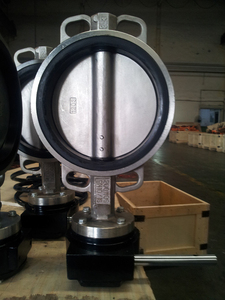 Dn600 pn10 wafer שסתום פרפר עם תיבת הילוכים - Product Image 6