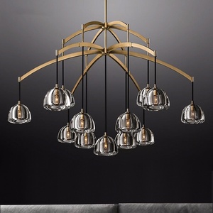 Nero Vintage rustico americano luce a sospensione per Villa rotondo macramè luce a sospensione in legno - Product Image 6