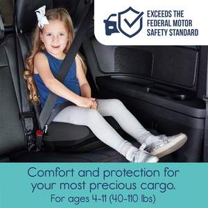 Siège auto gonflable pour enfant |   Conception portable sans dossier, <span class=keywords><strong>vessie</strong></span> en PVC sans phtalates ni plomb |   Sac de transport à cordon de serrage - Product Image 2