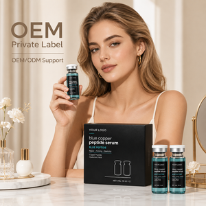 เซรั่มบลูคอปเปอร์เปปไทด์พรีเมียม OEM บำรุงผิวชุ่มชื้น กระชับ แข็งแรง ดูสุขภาพดี - Product Image 1