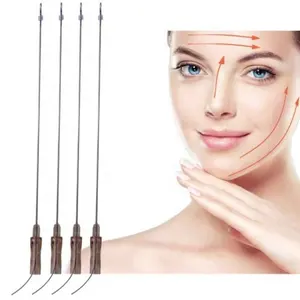 Absorbier bare Naht Hilos Tensores 6d Face Lifting Scharfe Nadel Zahnrad Pdo Pcl Plla Thread Gesichts behandlung