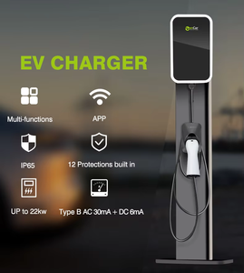 Station de <span class=keywords><strong>recharge</strong></span> pour véhicules électriques Zencar 11 kW, borne murale intelligente type 2 GBT, chargeur de <span class=keywords><strong>voiture</strong></span> électrique pour la maison avec application OCPP DLM - Product Image 3