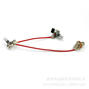 Dòng 6.35 ổ cắm guitar điện tích hợp bộ khuếch đại bánh răng chuyển mạch chiết áp dụng cụ dây phụ kiện - Product Image 3