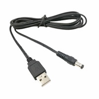 USB 2.0 Stecker auf DC5.5*2.1mm/2.5mm & DC3.5*1.35mm Hohlstecker Stromkabel für Computer und Haushaltsgeräte