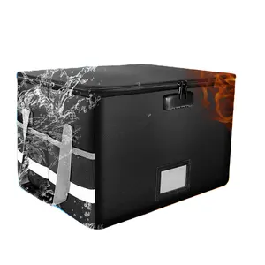Пыленепроницаемый огнестойкий водонепроницаемый ящик для хранения документов, важный органайзер для документов, ящик для хранения документов