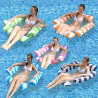 Tapis flottant gonflable pour adultes en gros, jouets de piscine, matériau PVC, amusement personnalisé pour adultes