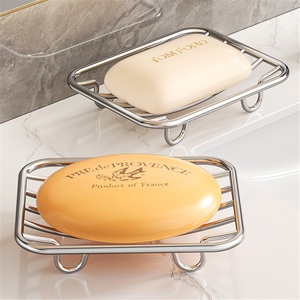 Jabonera Moderna de Acero Inoxidable, Impermeable, con Ventosa para Montaje en Pared, para Baño de Hotel - Product Image 1