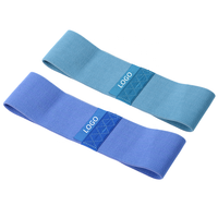Lot de bandes de résistance élastiques en latex durables pour fitness, avec logo personnalisé, pour adultes