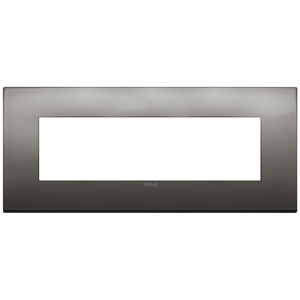 Vimar Classic 7M Black Chrome <b>Plate</b> 21.75 In Length Wall <b>Switch</b> Cover - Product Image 1