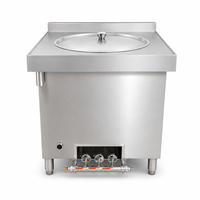 Marmite de cuisson professionnelle en acier inoxydable pour ragoûts, soupes et sauces à base de viande