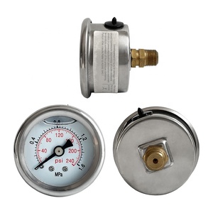 Hochpräzisions-Glycerin-Silikon Öl gefüllt Vibrationssicherheit Bourdon-Rohr-Truckmessgerät Modell # 232.50 - Product Image 6
