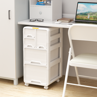 Armoire de rangement multi-niveaux de style tiroir GY813, à placer sous le bureau, pour le rangement de collations et de dossiers dans le bureau à domicile
