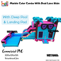 Château gonflable commercial combiné, structure de saut gonflable en PVC pour enfants, utilisation sèche ou humide