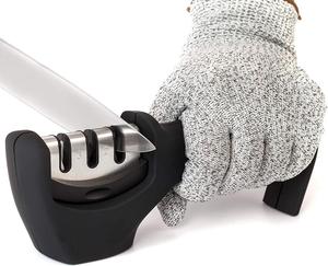 Afilador <span class=keywords><strong>de</strong></span> cuchillos <span class=keywords><strong>de</strong></span> cocina profesional <span class=keywords><strong>de</strong></span> 3 etapas <span class=keywords><strong>con</strong></span> afilador <span class=keywords><strong>de</strong></span> hoja <span class=keywords><strong>de</strong></span> diamante <span class=keywords><strong>de</strong></span> <span class=keywords><strong>piedra</strong></span> <span class=keywords><strong>de</strong></span> acero duradero - Product Image 2
