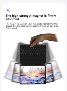 Cho iPad Pro 1 2 3 4 không khí 4 5 6 11 inch Bàn phím trường hợp F16 Dual Folio đa chức năng phím tắt giá thấp - Product Image 5