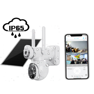 Güvenlik 6MP 4MP gece görüş PIR güvenlik 4G Sim kart sistemi WIFI PTZ kablosuz özellikler Ubox açık güneş enerjili güvenlik kamerası - Product Image 3
