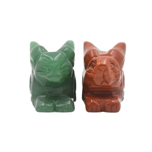 Estatua de Conejo Tallada a Mano con Piedras Energéticas Curativas de Reiki: Amatista Natural, Ónix, Lapislázuli, Unakita, Adorno Decorativo para el Hogar - Product Image 3