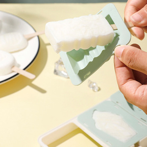 Meilleures ventes en ligne moule à crème glacée maison Popsicle Diy boîte de cubes de glace glacée Sorbet boîte de glace maison Popsicle - Product Image 4