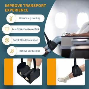 Hamaca de Viaje para Avión con Placas de Soporte para las Piernas, para una Experiencia de Vuelo Cómoda, Venta al Por Mayor - Product Image 2