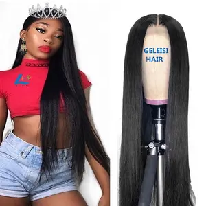 Yes Brazilian Hair wigs Unprocessed Virgin Natural Brazilian Cheap Straight Human Hair Lace Front Wig with Baby Hair