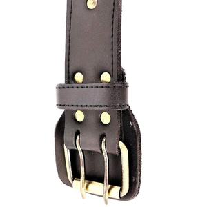 <span class=keywords><strong>Collar</strong></span> de perro grande de lujo con mango en D, correa de cuero resistente para mascotas, patrón de impresión y características personalizadas - Product Image 3