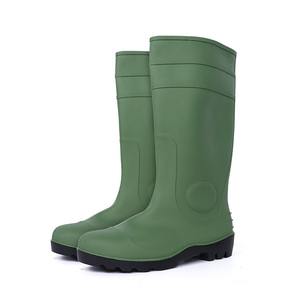 Bottes <span class=keywords><strong>de</strong></span> <span class=keywords><strong>pluie</strong></span> professionnelles en PVC imperméables, hauteur 38 cm, antidérapantes, avec embout en acier, pour travaux lourds et construction industrielle - Product Image 6
