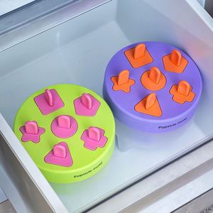 Moule à glace créatif en silicone de qualité alimentaire, facile à démouler, pour congélation rapide, gadget domestique pour la préparation de bâtonnets glacés et de glaces aux fruits - Product Image 3