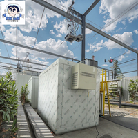 Cámara frigorífica portátil para soluciones de almacenamiento temporal de alimentos con instalación rápida y rendimiento de temperatura estable