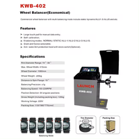 Machine d'équilibrage de roues KWB402 220V