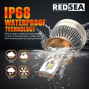 REDSEA 240W 50000LM H7 H4 H11 Faro LED Canbus 6000K Cuatro Tubos de Cobre Alta Potencia 12V 9005 9006 H7 H4 H11 Bombilla de Faro para Automóvil - Product Image 5