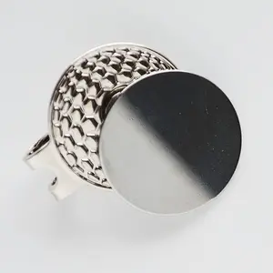 Marcador de pelota de golf magnético en blanco de acero inoxidable 420 listo para enviar