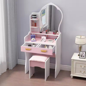 Dwoo Contemporary Bedroom Drawers Dresser Home Bedroom Furniture Multifunctional Small Apartment Makeup Mirror <strong>Table</strong> - Product Image 6