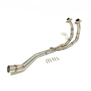 Slip on for <strong>Honda</strong> CBR500 <strong>CB500X</strong> CB500F CBR500R CBR 500 2013-2023 Motorcycle <strong>Exhaust</strong> Escape Modified Front Middle Tube Link Pipe