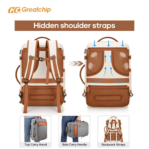 Cao Cấp Oxford Vải Ba Lô Không Thấm Nước Người Đàn Ông Của Máy Tính Xách Tay Túi + Ngoài Trời/Đi Bộ Đường Dài/Du Lịch Ba Lô Đa Mục Đích & Công Suất Lớn - Product Image 6