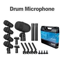 Ensemble de microphones pour batterie GAM-DM7, instruments de musique professionnels, pour les spectacles sur scène