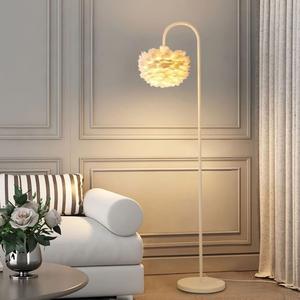 Trendy Minimalist Modern <b>Feather</b> <b>Floor</b> <b>Lamp</b> for Living Rooms Sofas Bedrooms Bedside Tables Creates Decorative Atmosphere - Product Image 2