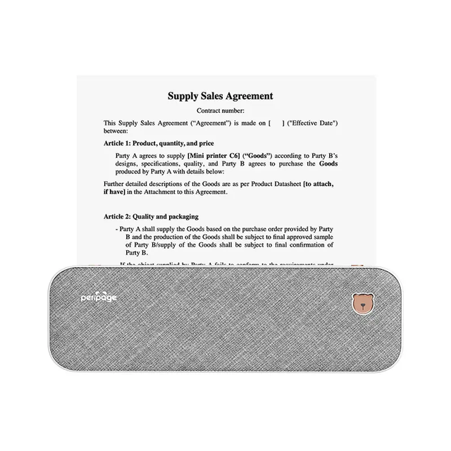 Yaomatec 2024 New Thermal A4 Paper Printer Portable USB BT Wireless Printer Support Mobile Smartphone Android