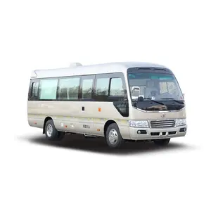 Harga Baru 23 Tempat Duduk Tangan Kanan Mini Bus Coach Mesin Depan Coaster Bus