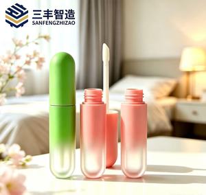ลิปกลอสเนื้อแมทท์ สีเขียวมิ้นท์ พีชชมพู ออร์แกนิค ไม่ติดแก้ว สำหรับงานปาร์ตี้ รับผลิตแบบ OEM ODM แบรนด์ส่วนตัว สร้างแบรนด์ลิปกลอสของคุณเอง - Product Image 2